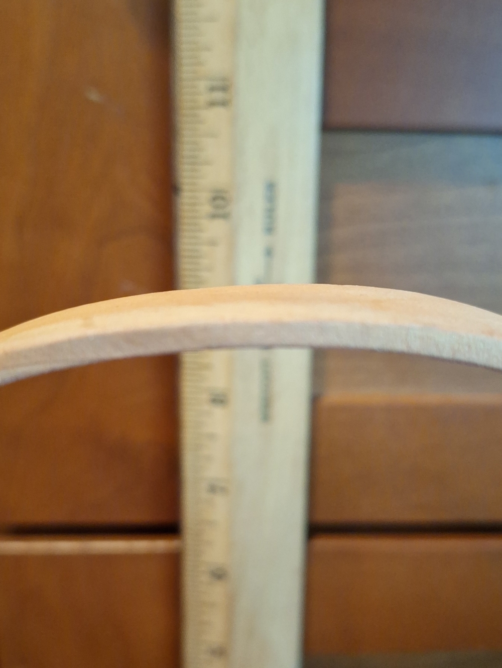 Handmade Natural Wood Porcupine Curl Basket